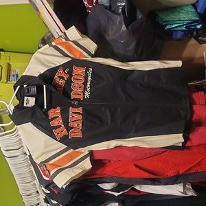 Harley Davidson zip up ladies shirt